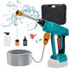 WingFly Idropulitrice Portatile Professionale con Batteria Compatibile Makita 18V, Accessori Pulizie Esterni Giardino Auto