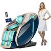 HealthRelife Sedia massaggiante a corpo intero scansione corporea, braccia robotiche 3D intelligenti, funzione di massaggio Shiatsu intelligente con voce e riscaldamento per la schiena (blu)
