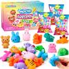 TinkerPlay Mochi Squishy Toys Set Mini Kawaii Squishies Anti Stress Relief Fidget Giocattoli Party Regali di Compleanno per Bambini Piccoli Doni per Bambine e Bambini (32 PCS Piccoli Animali)