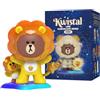 Mighty Jaxx, Action figure da collezione in blind box di Line Friends, serie Horoscopes Kwistal Fwenz Primus, ogni confezione contiene un personaggio casuale