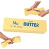 Lyreh 1Pz Extra Grande Burro Spremibile, Gigante Materiale PU Bastone Burro Spremibile Enorme a Lenta Risalita Giocattolo Anti-Stress Cibo per Ufficio Scuola (Giallo Chiaro)