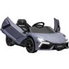 AIYAPLAY Auto elettrica per bambini AIYAPLAY Auto per bambini 12V con telecomando 2.4G, auto elettrica con luce LED, connessione USB/MP3, porta a battente, ruote molleggiate, 3-5 km/h, per bambini 3-5 anni,