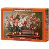 CASTORLAND Puzzle da 1000 pezzi, serata floreale, natura morta floreale, biblioteca vintage, hobby artistico, puzzle per adulti, Castorland C-105373-2