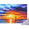 BWLPRNDZJGLQ Puzzle 1000 pezzi Barca a vela al tramonto in carta per adulti Materiale paper ecologico Puzzle paesaggio marino Decorazione casa 38x26cm/1000pcs