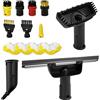 VGECEE 14 Pz Accessori per Pulitore a Vapore Compatibile con Karcher SC1-SC5