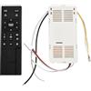 Opatiny Ventilatore da soffitto dimmerabile con telecomando e kit driver a 6 velocità per funzione di ripristino della batteria, per ventilatori Hongyun, camera da letto, ingresso CA 110 V-265 V, uscita 24 V