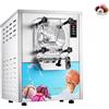 ZHIMAI Macchina per gelato commerciale 16-20 l/h 1400 W, 3 gusti, macchina per gelato morbido rigido, macchina per la pulizia, per yogurt, caffè, snack, ristoranti, supermercati