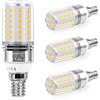 SanGlory Lampadina LED E14, 10W Equivalenti a 90W, 1050 Lumen, Luce Calda 3000K, Lampada LED Mais E14 Non Dimmerabile, AC 175-265V, Nessun Sfarfallio, Pacco da 4