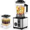 QUUGAR 2,5 l frullatore professionale 9500 W frullatore frullato con 8 lame (A)