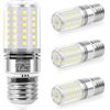 SanGlory Lampade LED Mais E27 10W 6000K, equivalenti a 90W Incandescenza, Luce Bianca Fredda 1050LM, Risparmio Energetico Lampadina LED E27, Angolo 360°, Non Dimmerabile, Pacco da 4