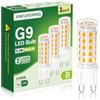 XINFUFEIMING Lampadine LED G9 bianco caldo 2700K 3,5W 663LM Classe energetica B Equivalente a una lampadina alogena da 30W, 40W o 50W Lampadina LED G9 non dimmerabile (Warmweiss 2700k, 3 Stück)