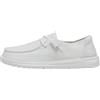 HEYDUDE Hey Dude Wendy Slub Canvas, Mocassini Donna, White, 41 EU