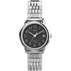 Timex Orologio da donna, argento/argento/nero/25 mm, 25 mm, Orologio Easy Reader