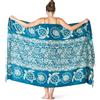 PANASIAM Atlantic Pareo - XL Sarong Mare - Telo Mare - Viscosa | Design marinaro, doppie cuciture, gonna pareo leggera, abito da spiaggia, copricostume, grande arazzo da parete