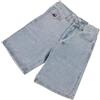 ORANDESIGNE Pantaloncini da Uomo Cowboy Hip Hop Style Jorts Y2K Streetwear Pocket Shorts Baggy Unisex Donna Jeans Shorts
