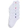 Polo Ralph Lauren Maglia piatta da donna, taglio basso, bianco assortito, 3,5-9 UK, Bianco assortiti, 3.5-9 UK