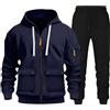 Celucke Set Felpa Uomo 2 Pezzi Felpa Hoodie e Pantaloni Sportivi Y2K Streetwear Tuta Felpata Tracksuit Baggy Invernale Cotone Comodo per Casual Fitness Jogging Gym M-3XL