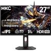 HKC Monitor Gaming 27 Pollici, UHD 160Hz/FHD 320Hz Dual Mode,Fast IPS