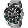 Invicta Pro Diver Orologio da Uomo in acciaio inossidabile con movimento Quarzo - 48mm, Argento/Verde/Nero