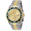 Invicta Pro Diver - Orologio da Uomo in Acciaio Inossidabile con Movimento al Quarzo, Bicolore/Oro - 43 mm