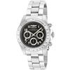 Invicta Speedway Orologio da Uomo in acciaio inossidabile con movimento Quarzo - 39mm, Nero/Argento