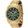 Invicta Speedway Orologio Uomo Quarzo - Acciaio Inossidabile - 42mm, Oro/Verde