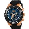 Invicta Aviator Orologio da Uomo in acciaio inossidabile con movimento Quarzo - 49mm, Oro Nero/Rosa