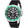 Invicta Pro Diver Orologio da Uomo in acciaio inossidabile con movimento Quarzo - 43mm, Argento/Verde/Nero