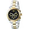 Invicta Speedway Orologio da Uomo in acciaio inossidabile con movimento Quarzo - 39mm, Bicolore / Oro