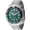 Invicta Pro Diver Orologio da Uomo in acciaio inossidabile con movimento Quarzo - 48mm, Argento/Verde/Nero