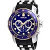 Invicta Pro Diver Orologio da Uomo in acciaio inossidabile con movimento Quarzo - 48mm, Argento/Blu