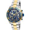 Invicta Pro Diver SCUBA - Orologio da Uomo in Acciaio Inossidabile con Movimento al Quarzo - 45 mm, Blu/Bicolore