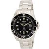 Invicta Pro Diver Orologio da Uomo in acciaio inossidabile con movimento Automatico - 47mm, Argento / Nero