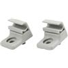 ComfyHarbor 2Pcs Sun Visor Holder Clip di montaggio per Iveco Modelli OEM 97243143 ABS Basato Design Supporto Funzioni Visiera Standard