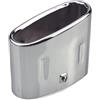 NCTPICLC Scarico Coda Punta Fine Tubo Terminali Di Scarico Con Parte OEM Adatti Per BMW Z3 1.8 .9 Cabrio Terminale 53x113mm / 90mm 18129416186(Cromo)