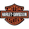 labelbike Adesivo 3D Moto Stemma Logo Compatibile con Harley | per Serbatoio e Casco, Protezione in Resina, Antigraffio, Decorazione, Arancione Bianco Nero e 9,5x7 cm, Made in Italy