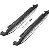 GEARHERO Set di pedane in alluminio per Mercedes Benz ML/GLE SUV W166 2012-2018 - Pannelli laterali battitacco, antiscivolo, accessori di alta qualità sinistra e destra