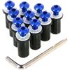 UYCHYTQR Kit bulloni Per NVX AEROX 155 NMAX 155 NMAX155 XMAX 125 250 300 400 Moto Parabrezza Bulloni Vite Dado Di Fissaggio Kit M5 5mm 10 PZ