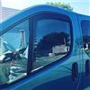 AC WOW 2X Deflettori d'Aria Renault Trafic (Tipo X83) 2001-2014 MK2 Opel Vivaro Nissan Primastar in-Channel Antiturbo per Auto Vetro Acrilico Anti Vento Guardia di Pioggia Sole Neve