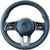 DGGH Coprivolante Per Mercedes per Benz Classe A W177 Classe B W247 Classe C W205 Classe CLS Coprivolante(Rosso)