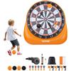 VEVOR Bersaglio Gonfiabile da Calcio con 4 Palline da Calcio 6 Freccette, 6 Asce e Pompa dell'Aria, Montaggio in 3 Minuti e Borsa per Trasporto, per Giochi Giardino 2000 x 1400 x 2000 mm