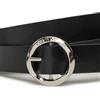 Calvin Klein Donna Cintura Round Buckle Belt in Pelle