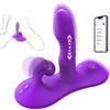 SuperLove Sit & Ride Thrusting & Vibrating Dual Grinder with Remote & App Purple