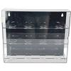 Vetrinetta in Acrilico con Supporti da Parete Teca in Plexiglass con Sportello