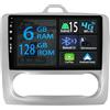 Keconsing [6+128GB] Keconsing 9 Android 15 Autoradio per Ford Focus Exi MT 2 3 Mk2 Mk3 2004-2011 Radio Carplay Wireless Car Play GPS Navi Screen Bluetooth Mirror Link Player Stereo Touch Screen DSP SWC