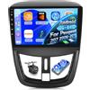 ETLFUCyber [2G+64G] Android Autoradio per Peugeot 207 2006-2015 con Senza Fili Carplay e Android Auto, Autoradio Touch Screen HD da 9 pollici con GPS/WiFi/Bluetooth/EQ/FM RDS