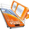 TOCOL Pellicola Vetro Temperato per iPhone Air, Rimozione Automatica Della Polvere, Senza Bolle, Durezza 9H, Copertura Completa, Compatibile con Custodie, Pellicola per iPhone 17 Air, 2 Pezzi