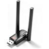 ARCELI Adattatore Bluetooth 6.0 per PC, dongle Bluetooth USB con portata di 150 m, doppia antenna e bassa latenza, compatibile con Windows 11/10/8.1, mouse, cuffie, tastiera e controller