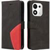 XINNI Cover Protettiva per Honor 600 Smart Case | retrò Cellulare Custodia Libro Antiurto in Flip Pelle PU/TPU