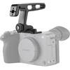 Fotga Mini stabilizzatore video con maniglia superiore con piastra adattatore per Sony FX2 FX3 FX3A FX30 ILME-FX30 fotocamera cinema ripresa a basso angolo, cold shoe 1/4 3/8 fori per microfono